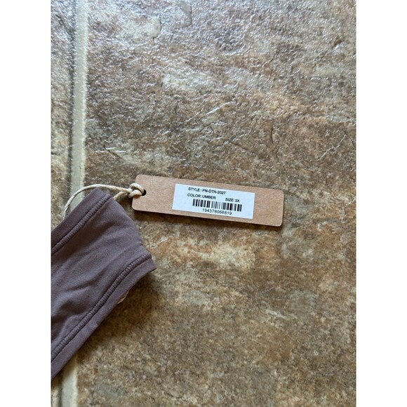 Skims Fits Everybody Dipped Front Thong Umber 3X - Picture 5 of 5